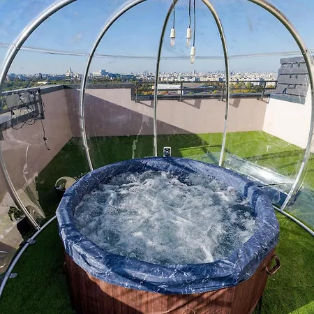 Downtown W Jacuzzi&terrace Parkview V3 * Bucharest