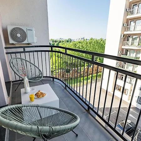 Downtown W Jacuzzi&terrace Parkview V3 Apartment Bucharest